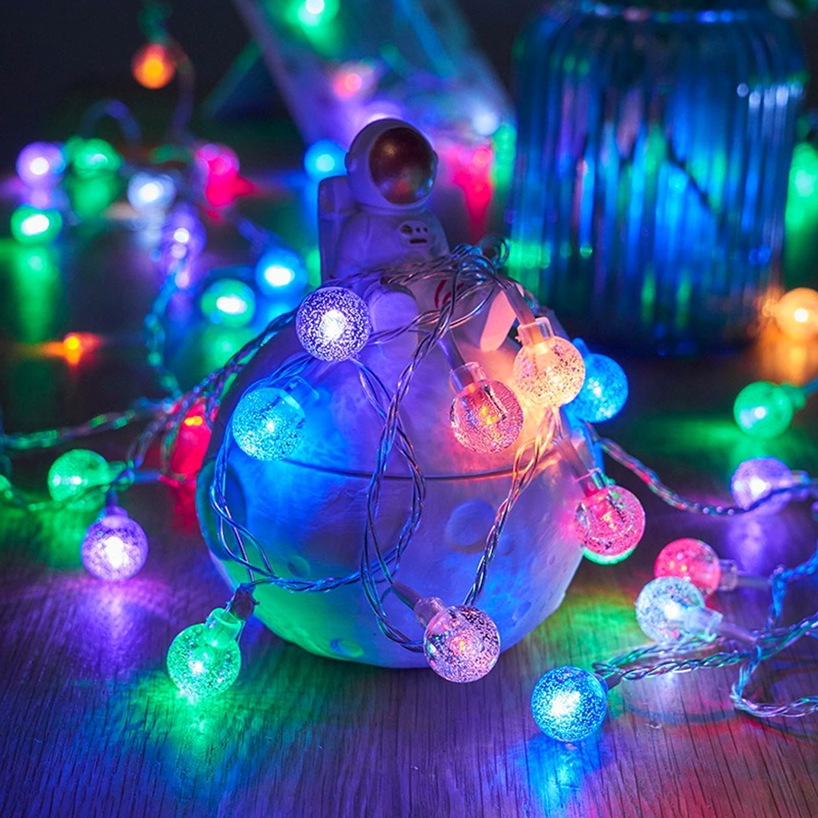 Amazon.co.jp: Topamz LEDイルミネーションライト 6m 40灯 電池式