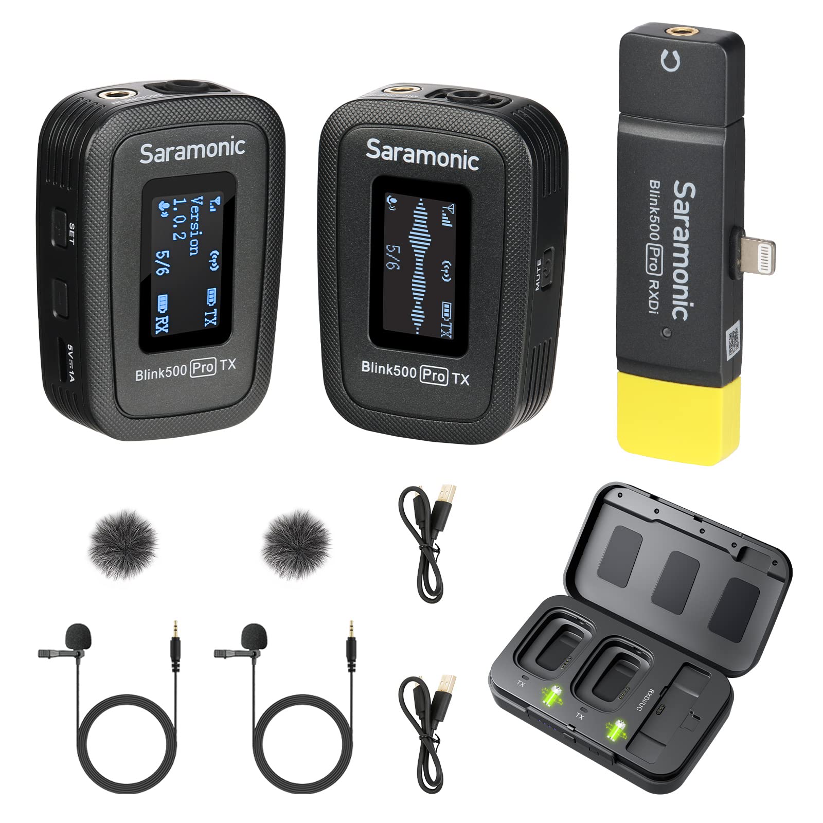 Amazon | Saramonic Blink 500 PRO シリーズ B4 ミニデュアル