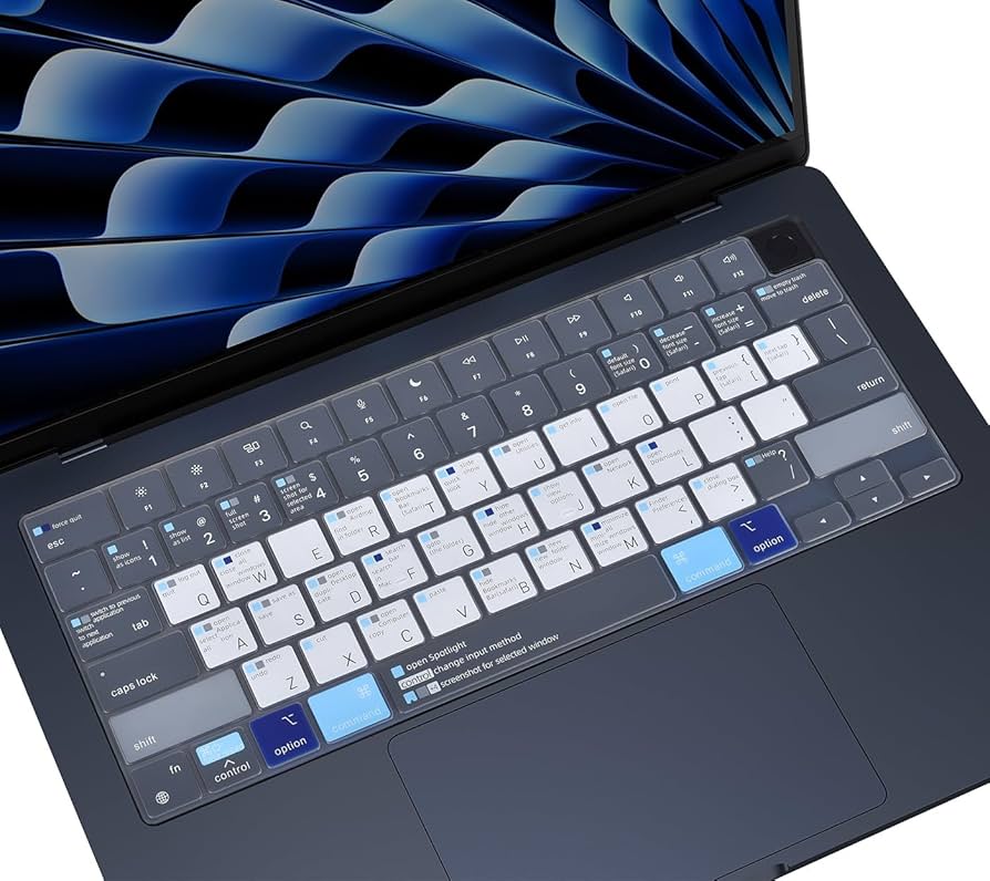 Amazon.co.jp: キーボードカバー MacBook Air 13.6 M2 M3 M4 A2681
