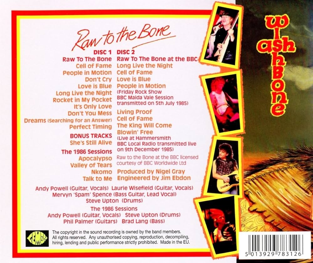 WISHBONE ASH - Raw To The Bone - Amazon.com Music