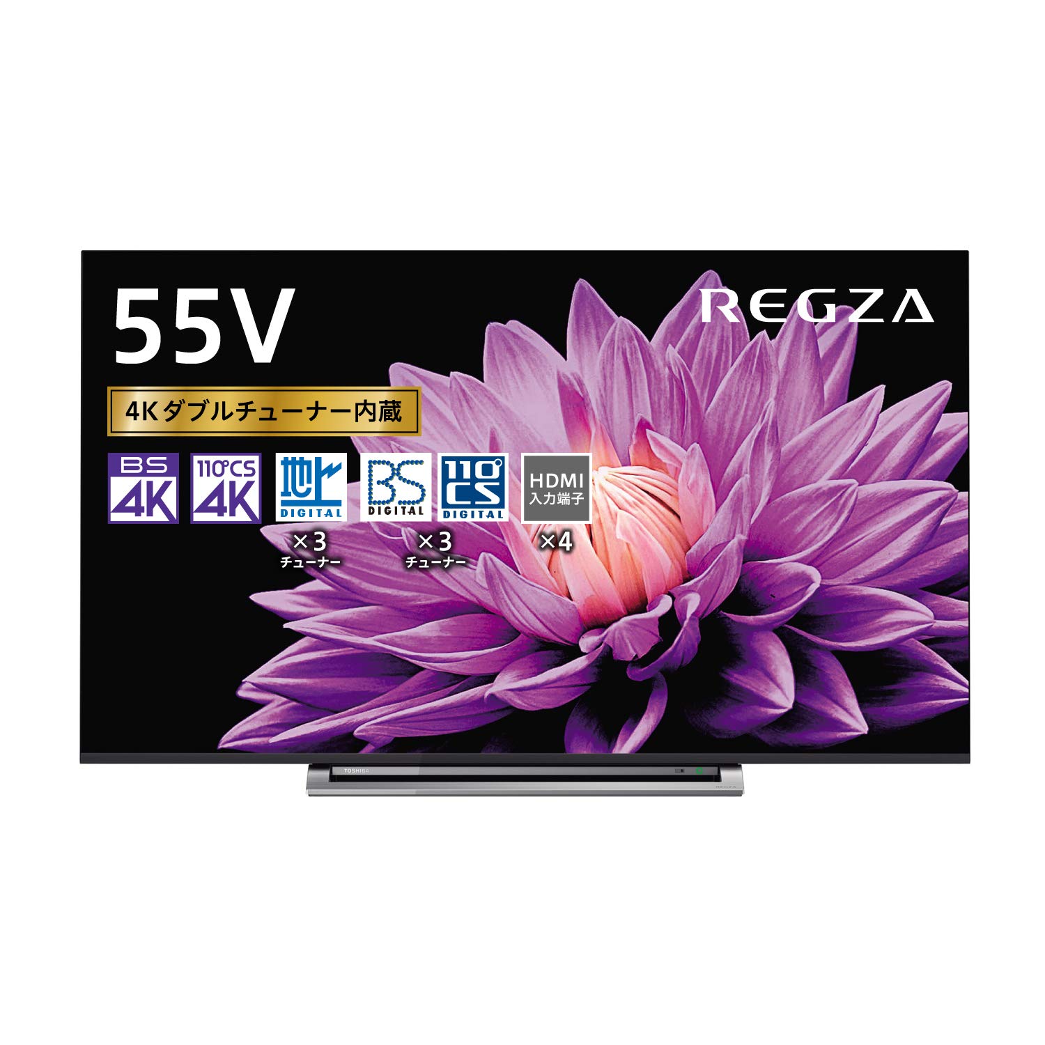 Amazon | REGZA 55V型 液晶テレビ レグザ 55M540X 4Kチューナー内蔵 外