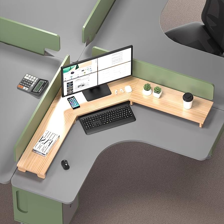 Amazon.co.jp: モニタースタンド 木製モニタースタンド ライザー L 字