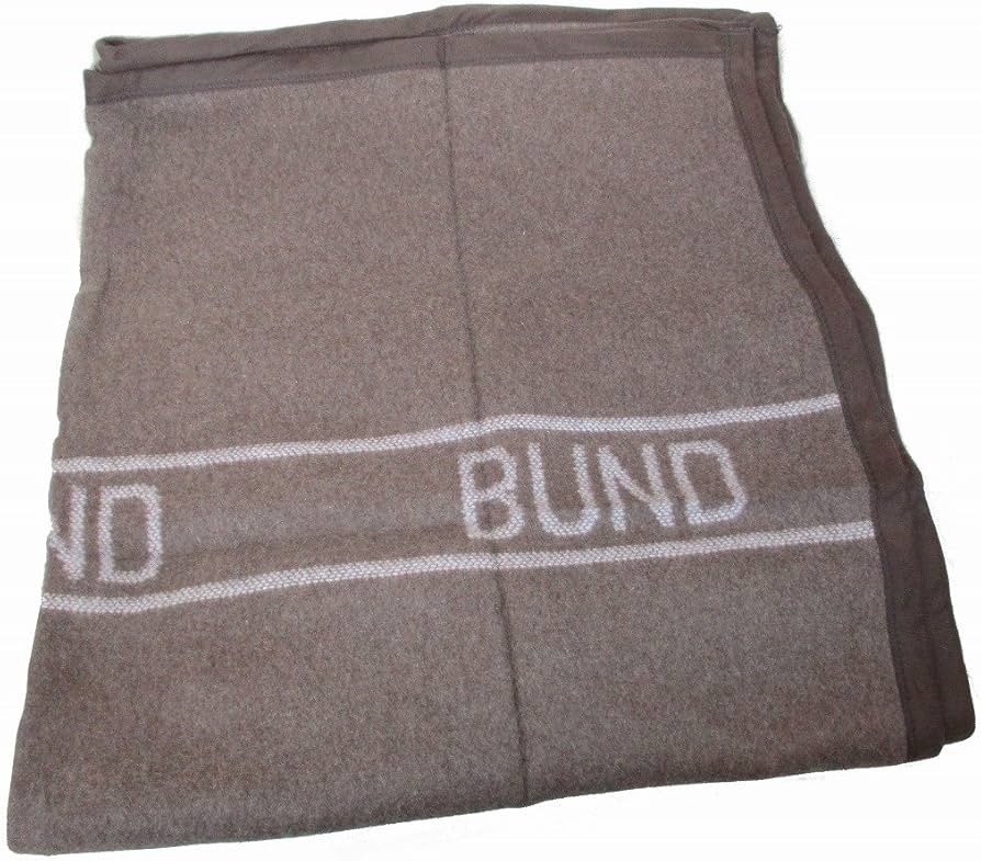 Amazon｜BW ドイツ連邦軍 ウールブランケット 220X130cm 精巧な復刻版