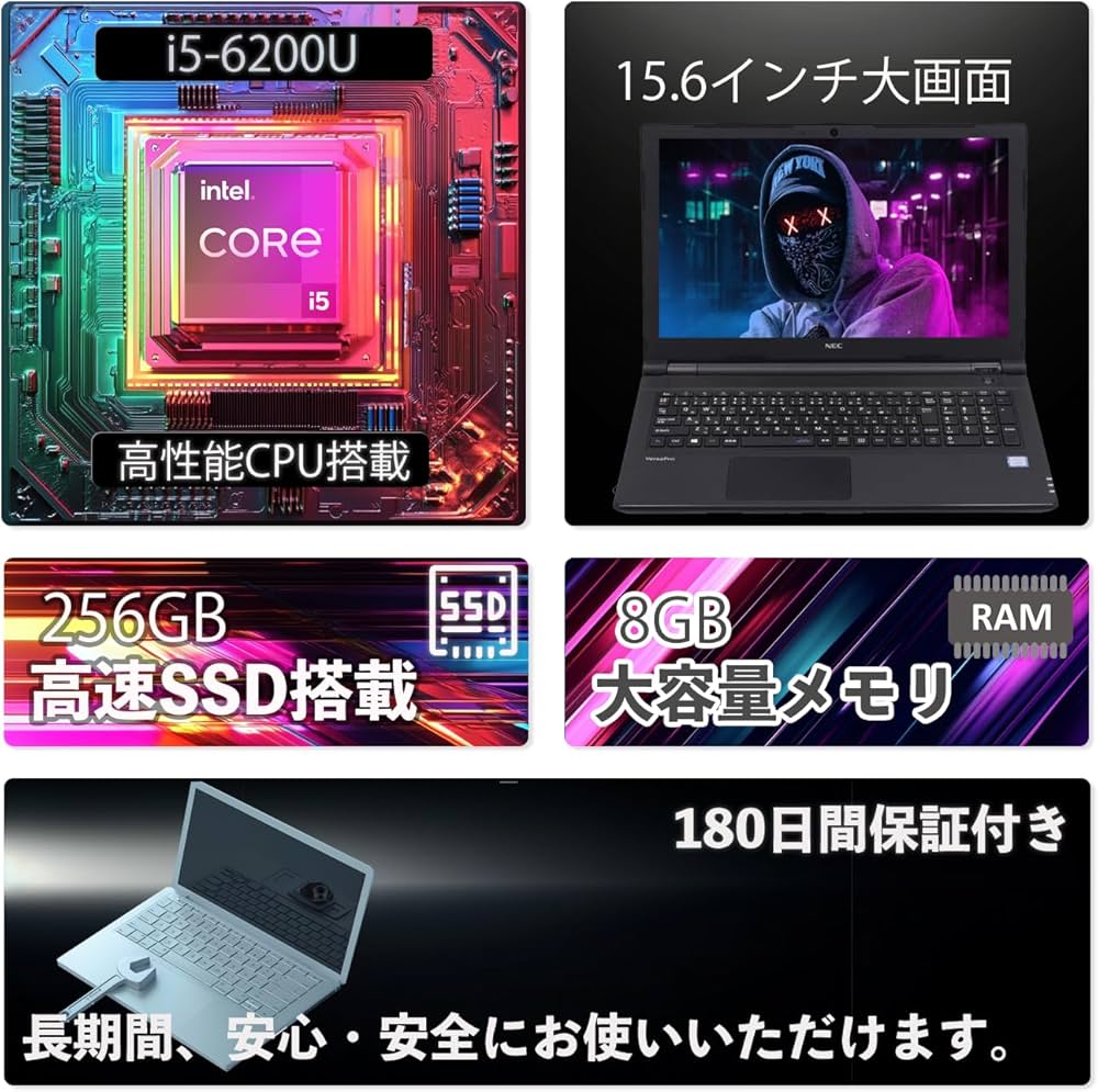 Amazon.co.jp: ノートパソコン NEC VersaPro VF-1 インテル Core i5