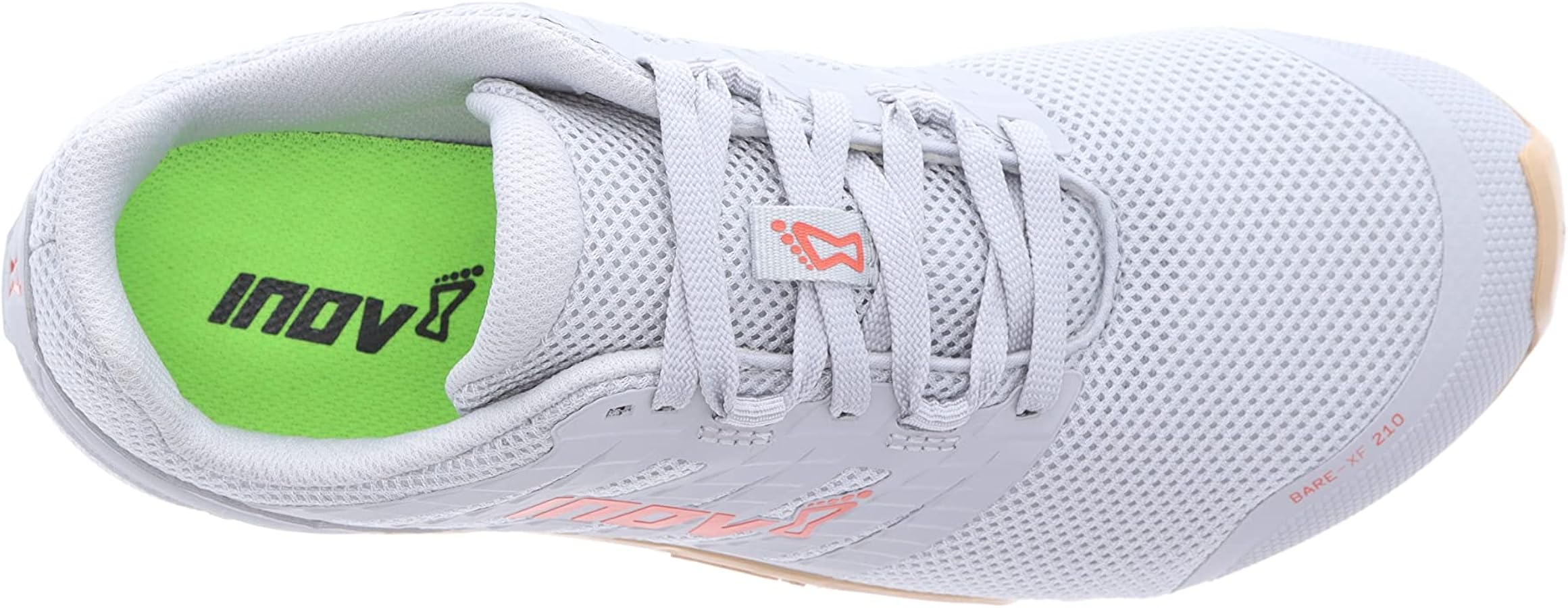 Amazon.com | inov-8 Bare-XF™ 210 V3 Light Grey/Coral/Gum UK 3 (US