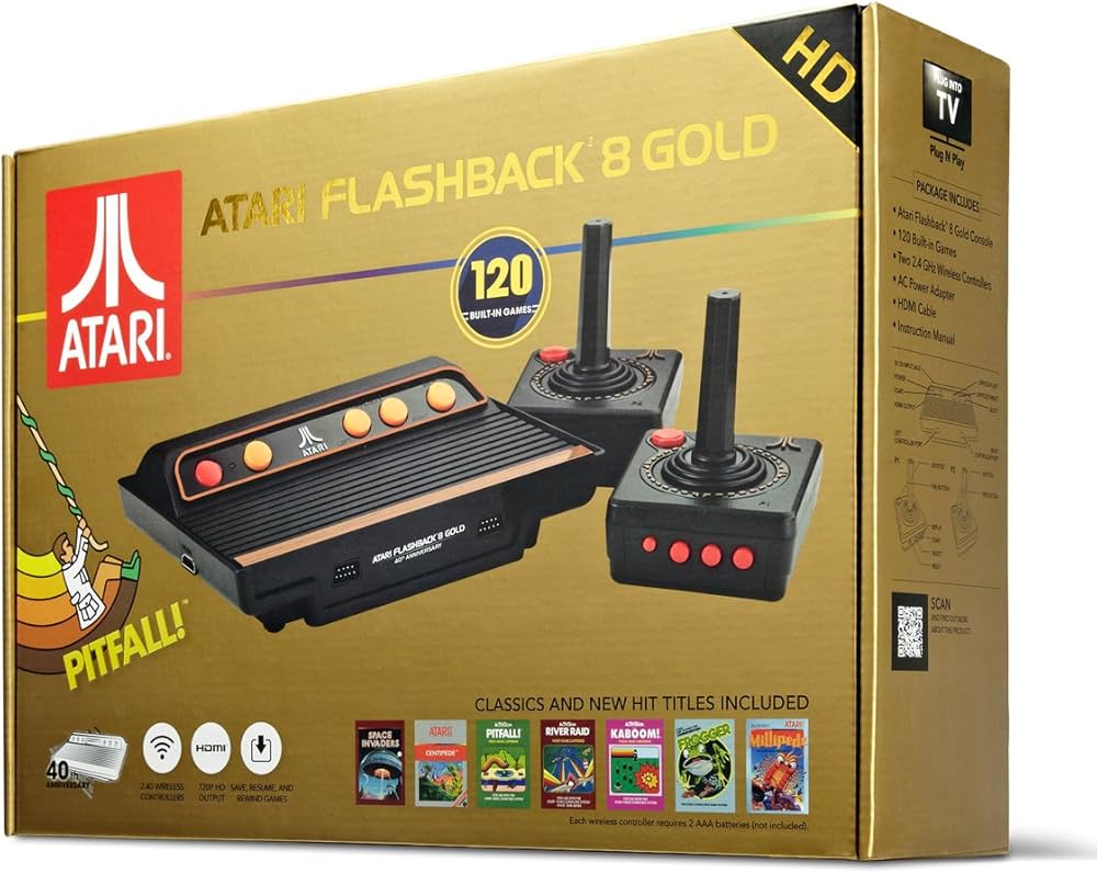 Amazon.com: Retro Atari Flashback 8 Gold HD (Electronic Games