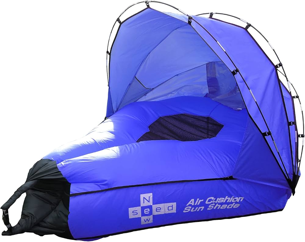Amazon | 水陸両用 エアークッションテント ブルー | ニューシード