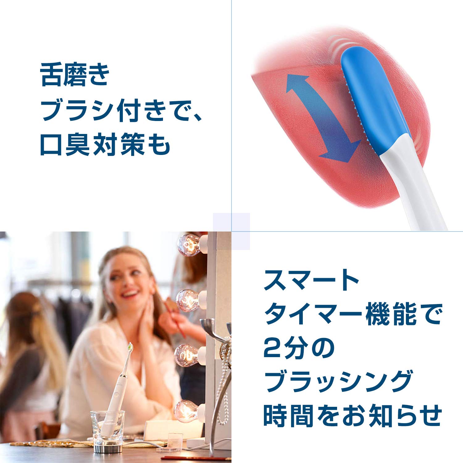 Amazon.co.jp: フィリップス 電動歯ブラシ ソニッケアー ダイヤモンド