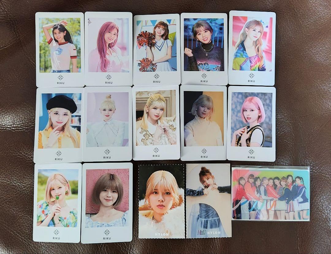 Amazon.co.jp: NiziU リク フォトカ NYLON付録 クリアトレカ 15枚