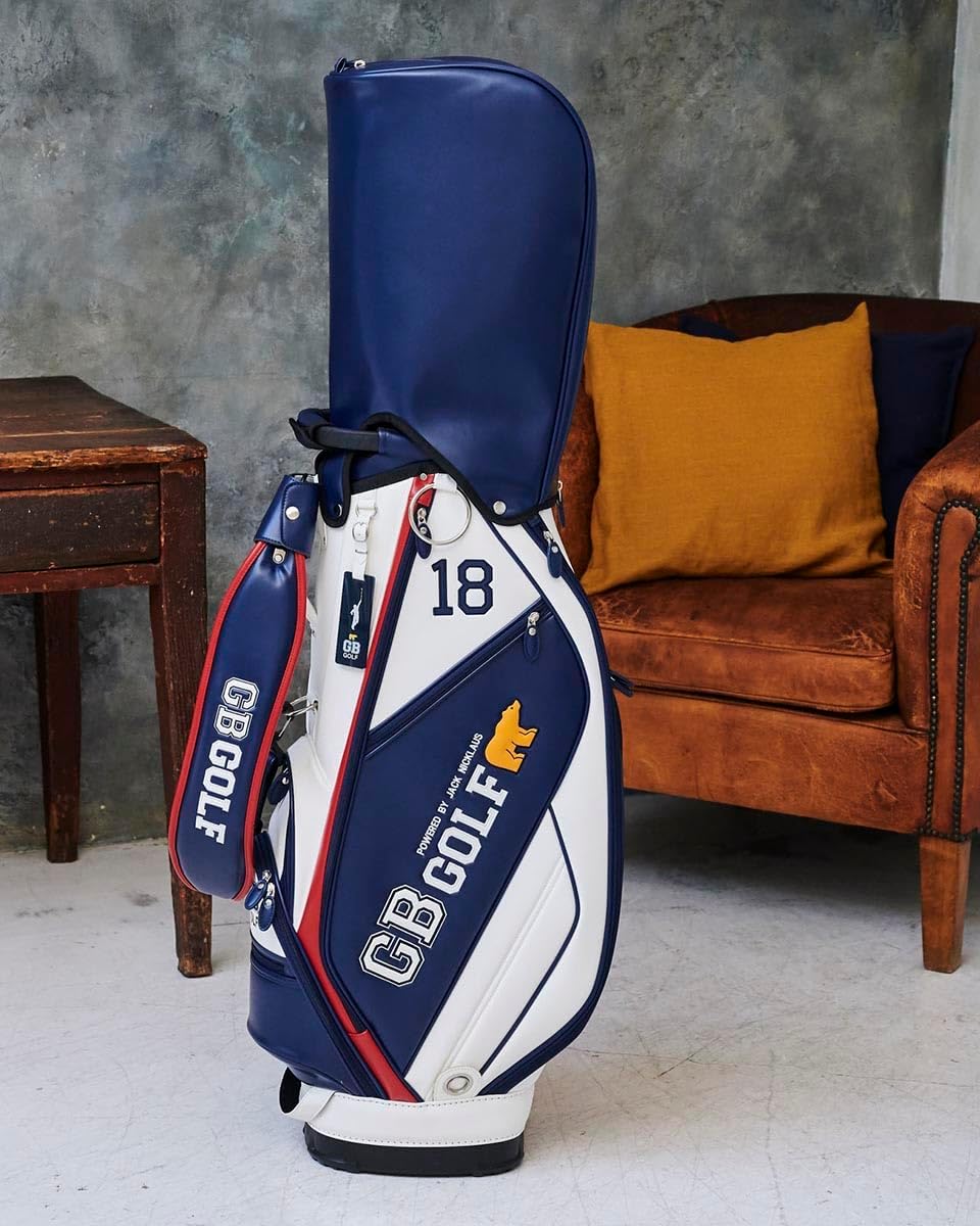 Amazon | [ジービーゴルフ] GBG キャディーバッグ ネイビー FREE | GB