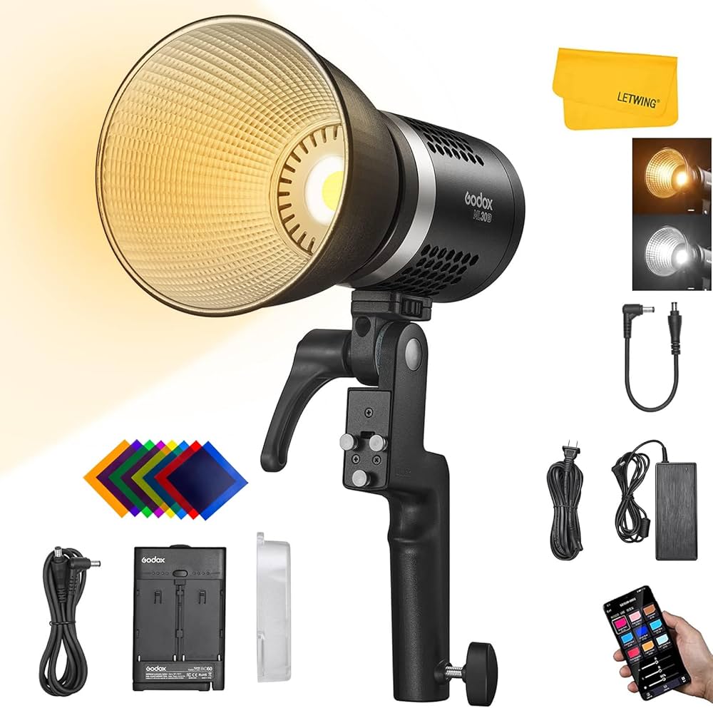 Amazon | GODOX ML60 60W LED ビデオライト 定常光 CRI 96 TLCI 97