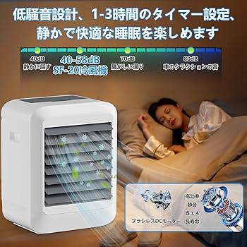 Amazon | ZAPJQL 屋外冷風扇 冷風機【30000mAh大容量バッテリー】電池
