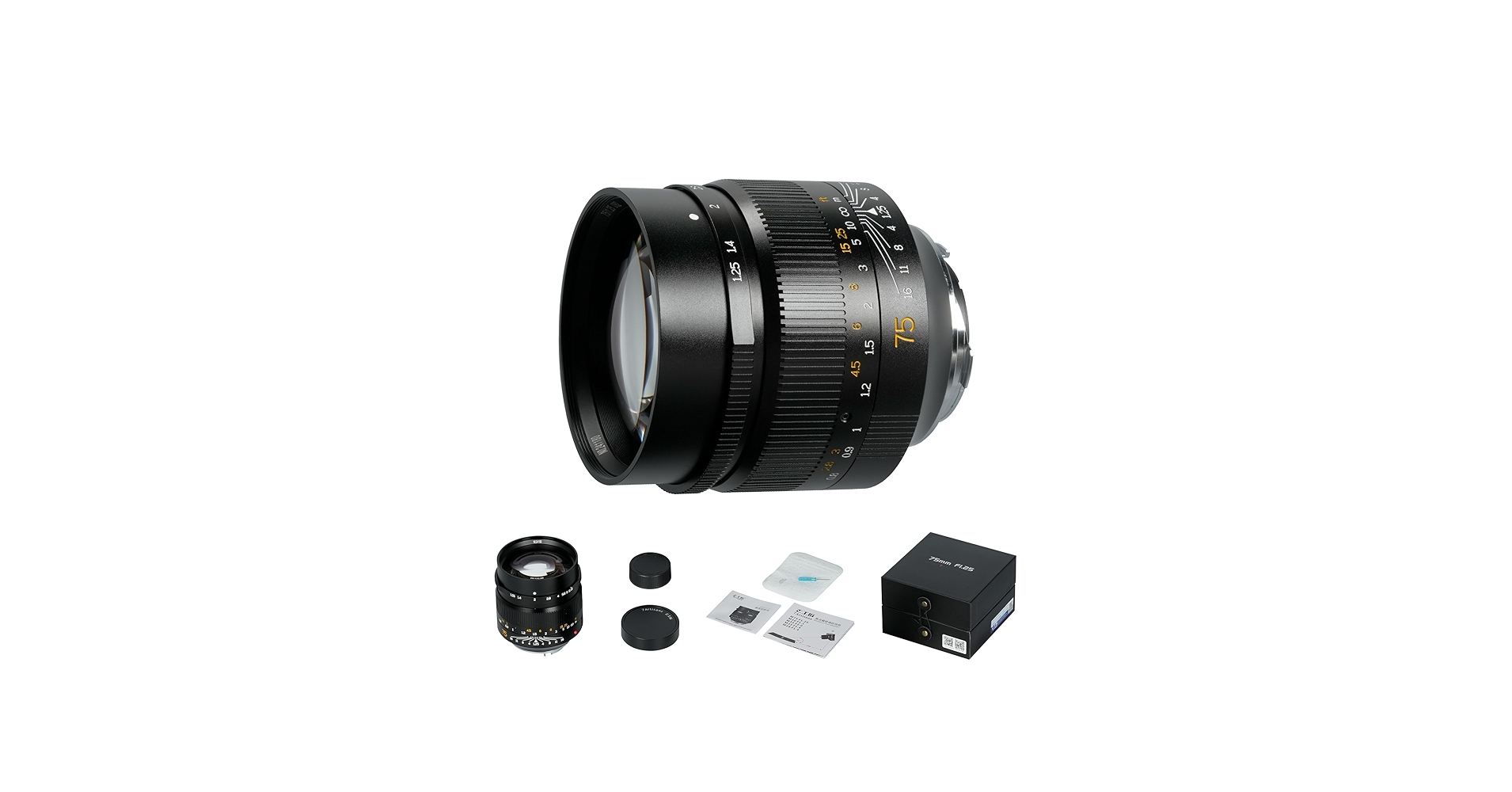 Amazon.com : 7artisans 75mm F1.25 Manual Focus Prime Lens