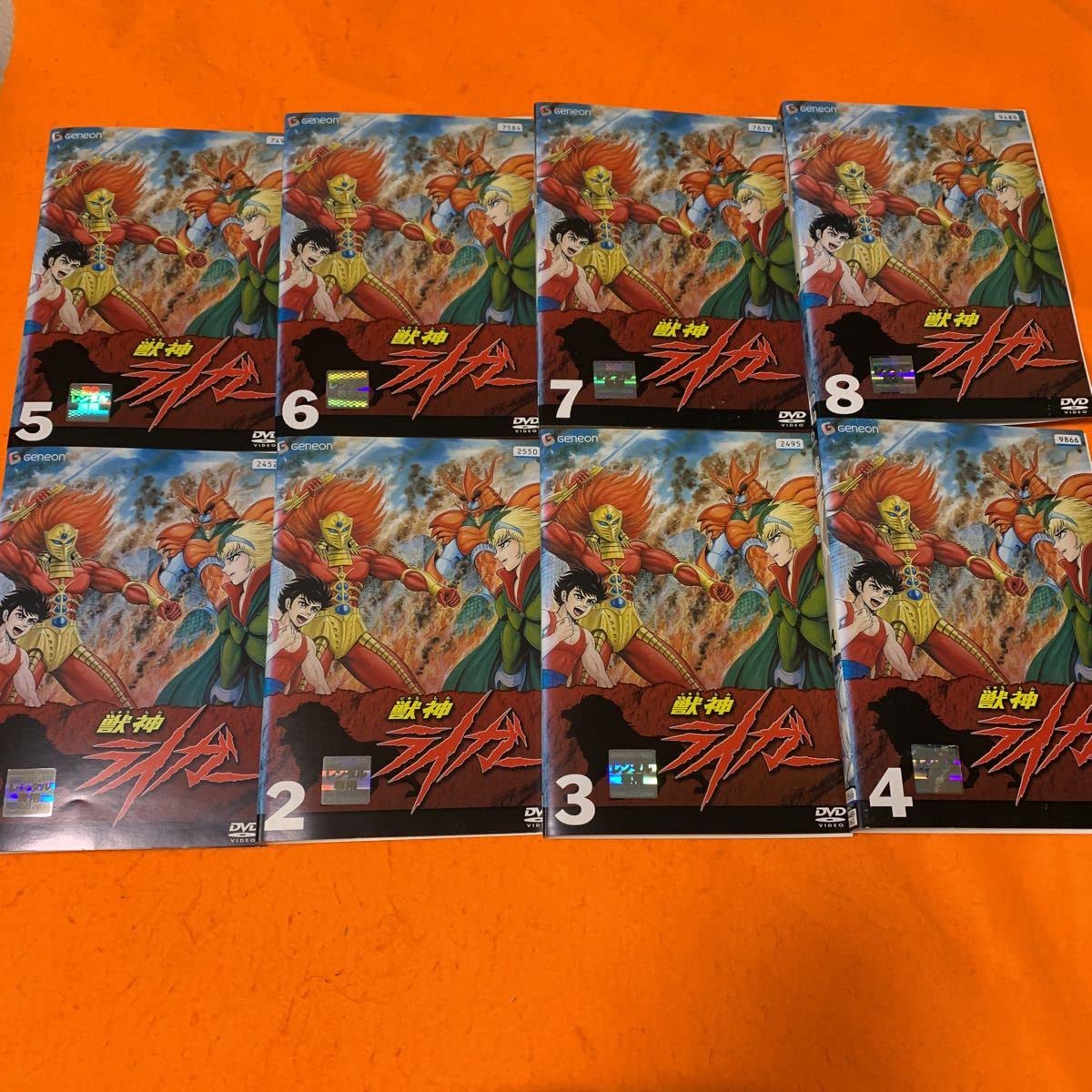 Amazon.co.jp: 獣神ライガー DVD 全巻セット 全8巻完結 レンタル落ち