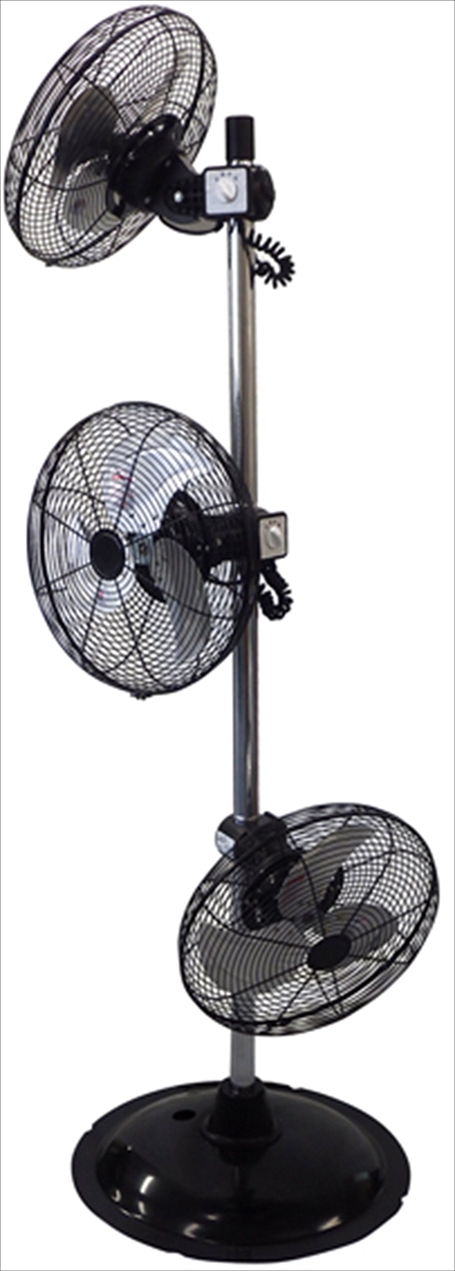 Amazon | ナカトミ(NAKATOMI) 35cmトリプルファン TRF-35V ブラック