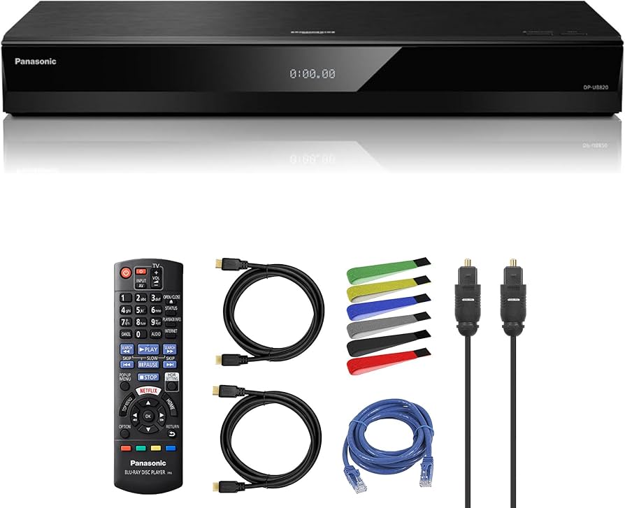 Amazon.com: Panasonic DP-UB820-K 4K UHD Blu-ray Player With HDR10+