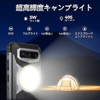 Amazon | FOSSiBOT F102 Android13 SIMフリー スマホ 本体 20GB RAM +