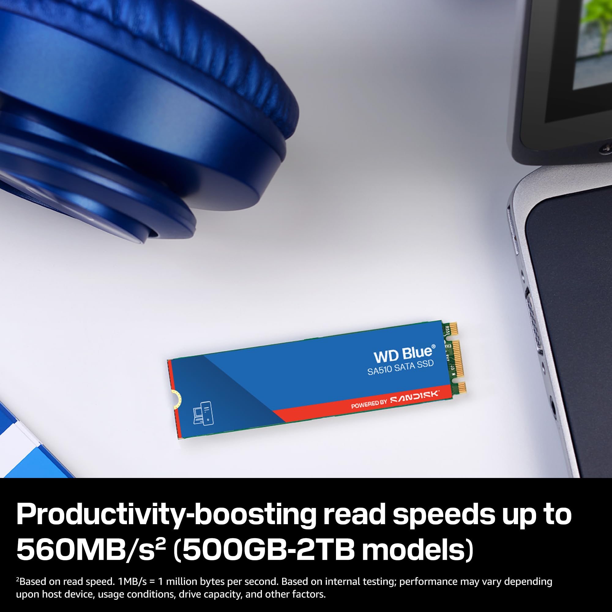 Amazon.com: WD Blue SA510 2TB SATA SSD - SATA III 6 Gb/s, M.2 2280