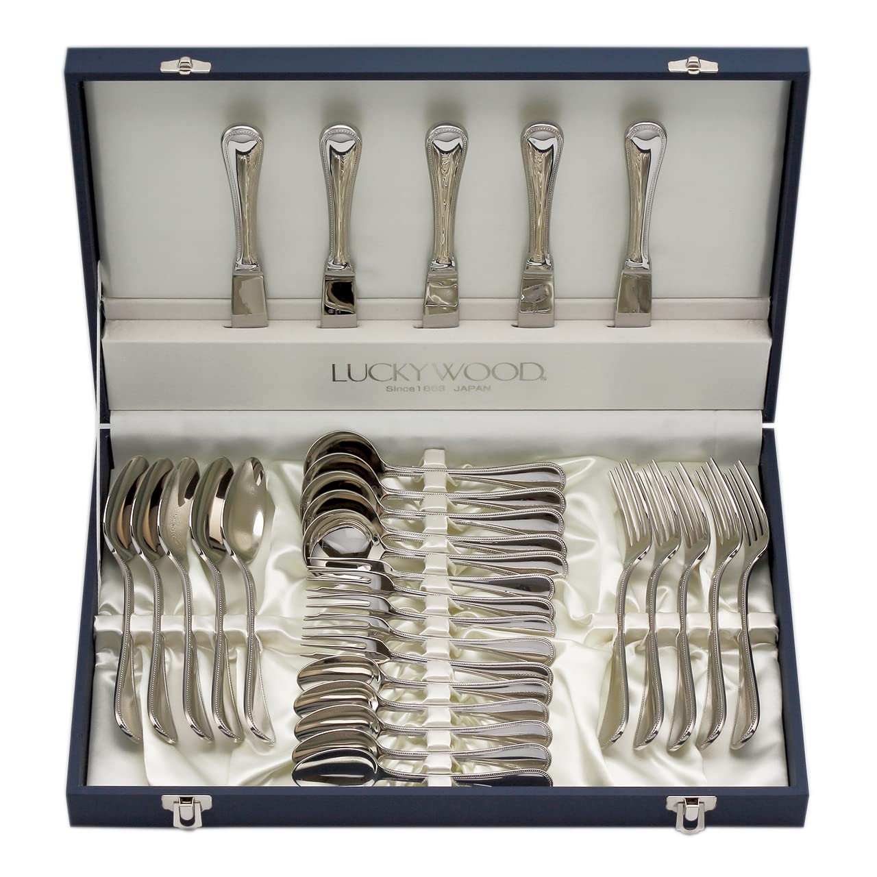 Amazon.co.jp: ラッキーウッド【カトラリーセット】【フレンチ