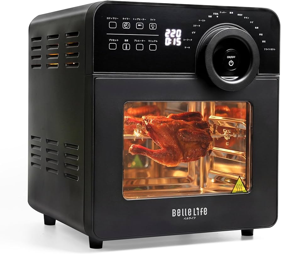 Amazon.co.jp: BelleLife エアーオーブン ノンフライオーブン 14L 大