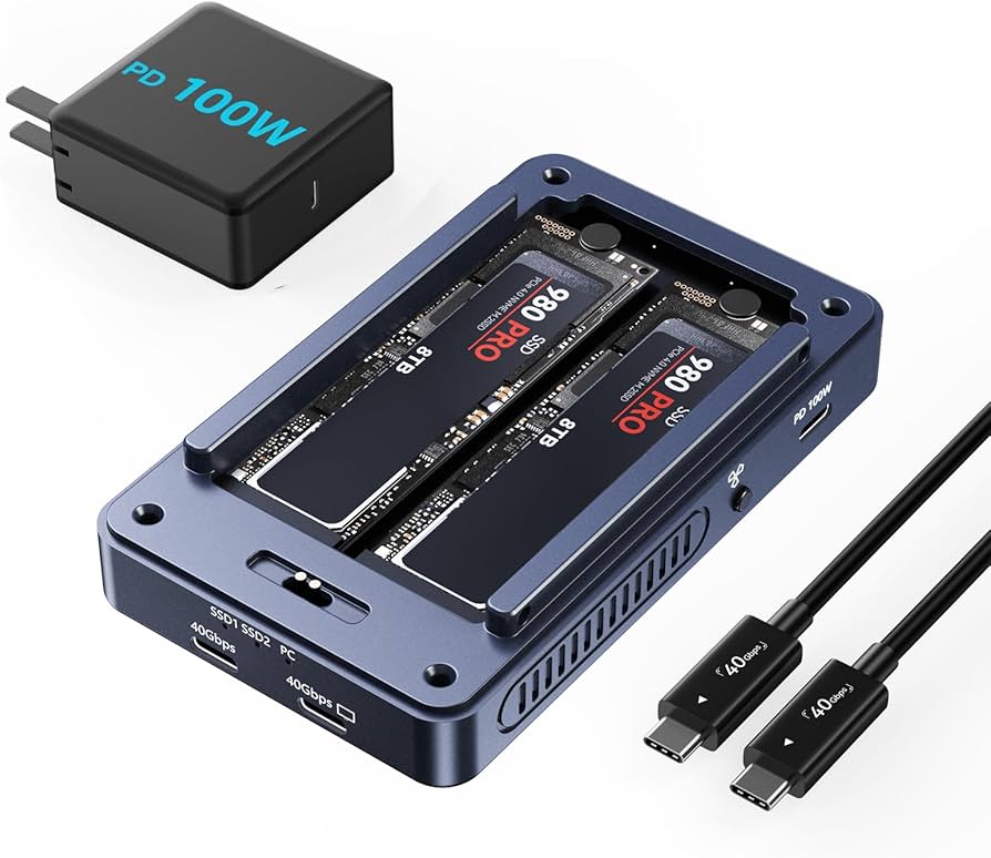 Amazon.co.jp: ACASIS 40Gbps M.2 NVMe SSD 外付けケース 冷却ファン