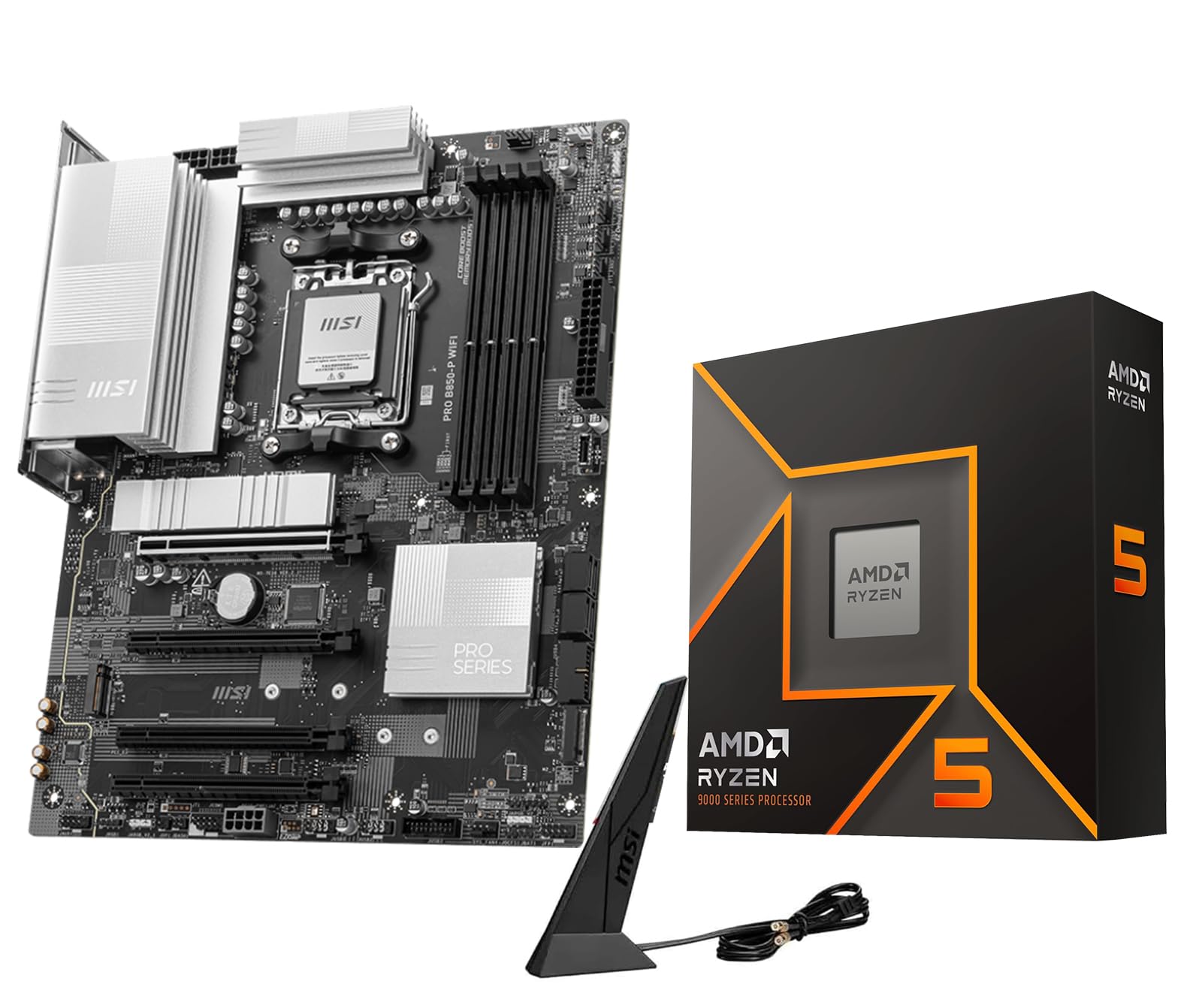 Amazon.com: Micro Center AMD Ryzen 5 9600X CPU Processor with MSI