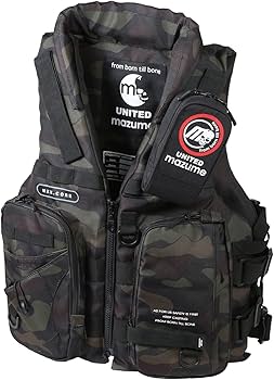 Amazon | mazume MZX コア ライフジャケット MZXLJ-090-01 カモ フリー