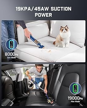 Amazon.com - Fanttik Slim V8 APEX Car Vacuum, 4-in-1 Portable Mini