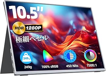 Amazon.co.jp: 【Amazon限定ブランド】VisionOwl モバイルモニター