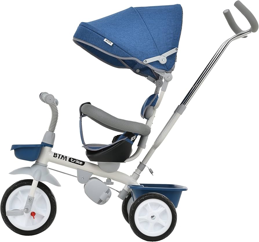 Amazon.co.jp: OSJ BTM 三輪車 子供用 輪車のりもの サンシェード付き