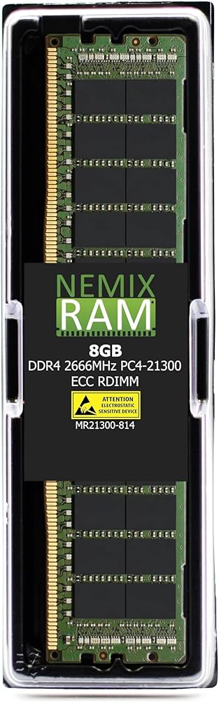 Amazon.co.jp: NEMIX RAM 8GB (1X8GB) DDR4 2666MHZ PC4-21300 1Rx4