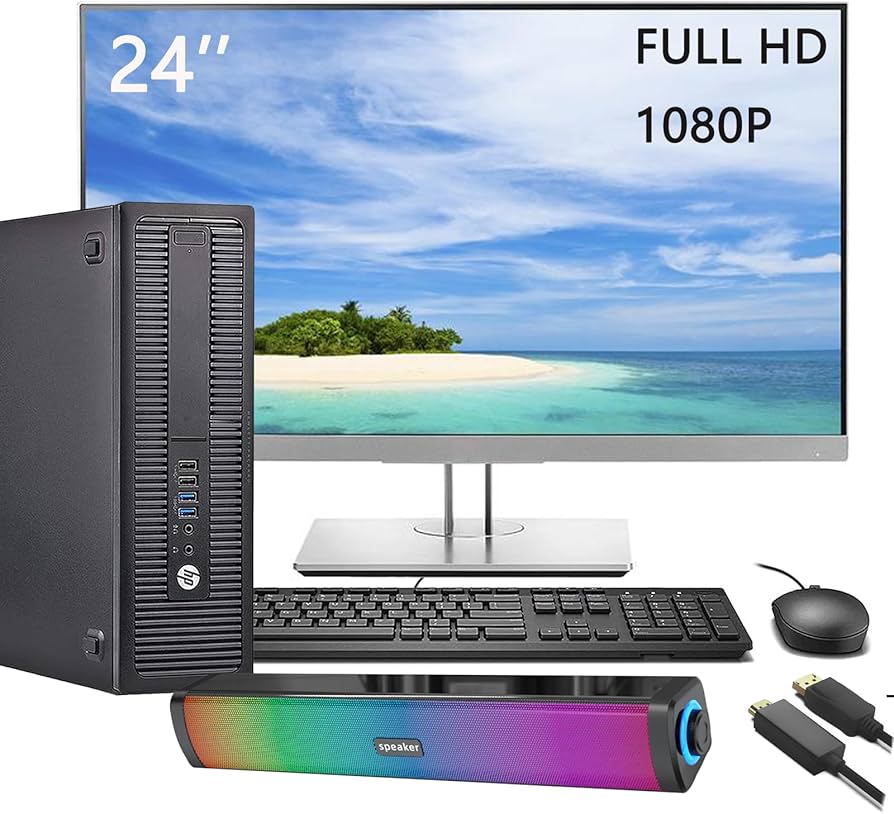Amazon.com: HP EliteDesk 800 G2 SFF Desktop PC Computer w/ 23.8