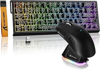 Amazon | ATTACK SHARK X68PROHE &X11ゲーミングキーボードマウス