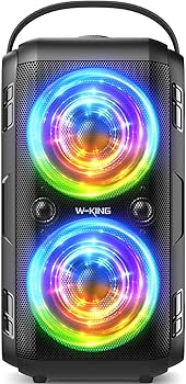 Amazon.co.jp: W-KING 80W Bluetoothスピーカーラウド 、スーパー重