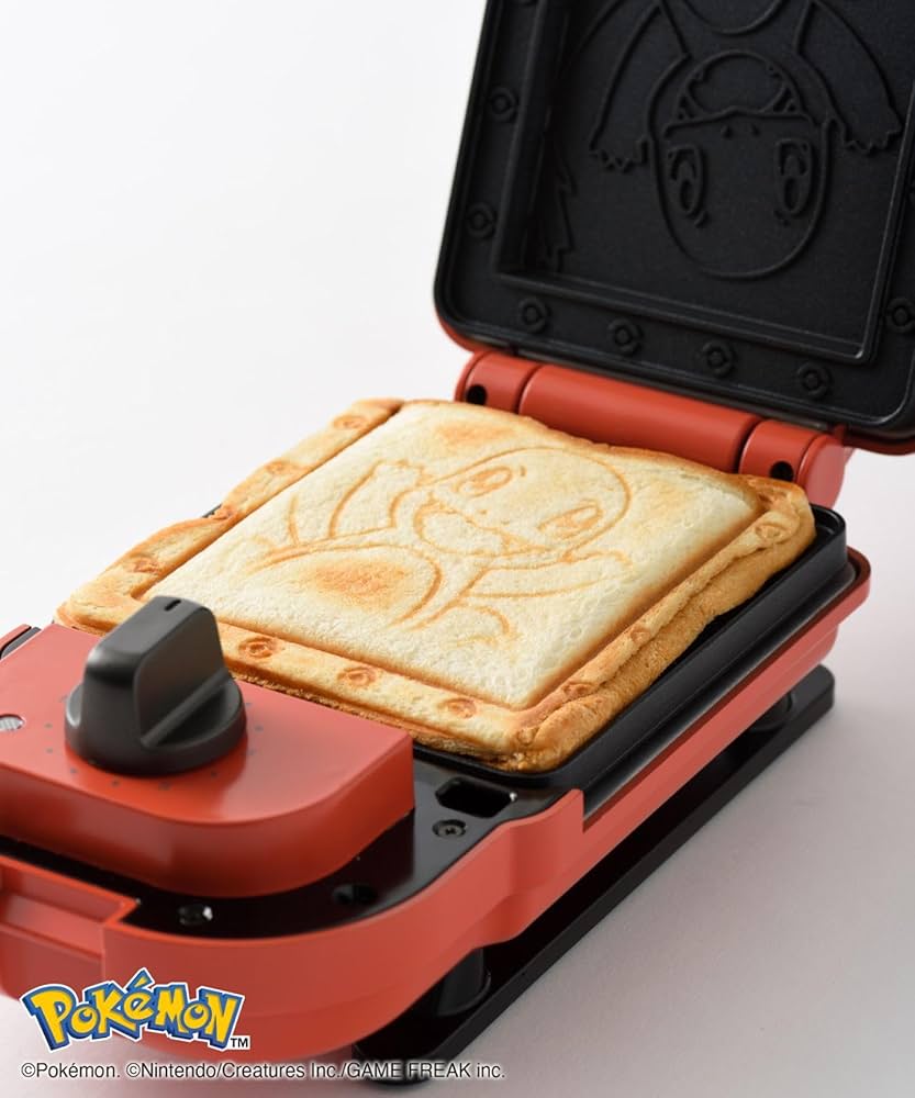 Amazon | BRUNO ポケモン ホットサンドメーカー シングル 電気 耳まで
