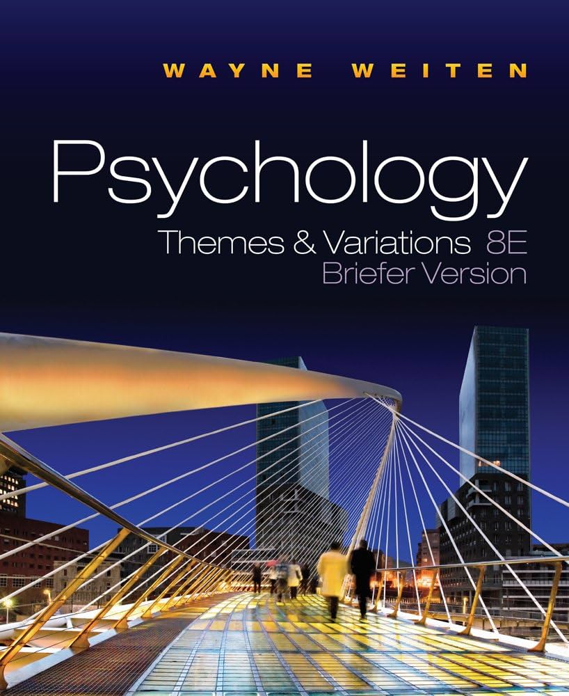 Amazon.com: Psychology: Themes and Variations: 9780495811336