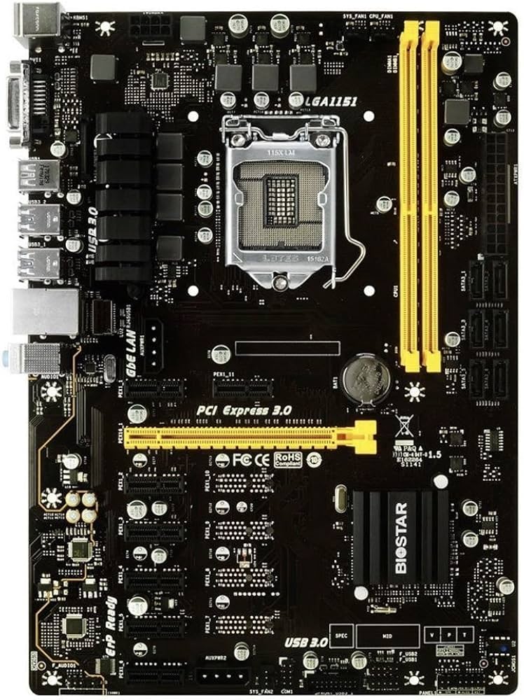 Amazon | BIOSTAR LGA 1151対応 Intel B250 チップセット搭載 ATX