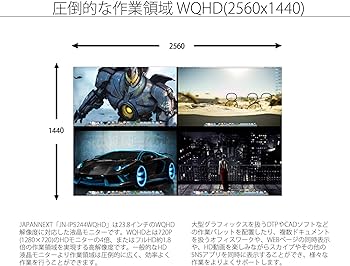 Amazon.co.jp: JAPANNEXT JN-IPS244WQHD 23.8インチ液晶ディスプレイ
