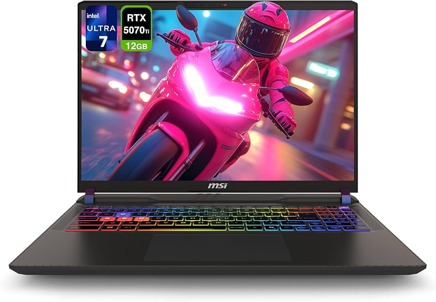 Amazon.com: msi Vector 16 HX AI Gaming Laptop, Intel Ultra 7-255HX