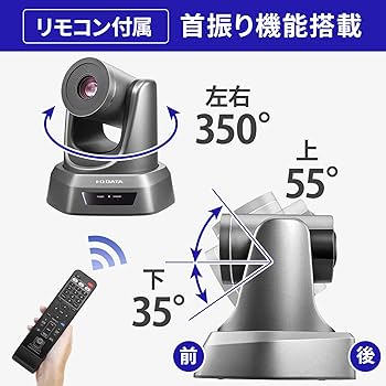 Amazon.co.jp: アイ・オー・データ USBカメラ 8倍光学ズーム パン