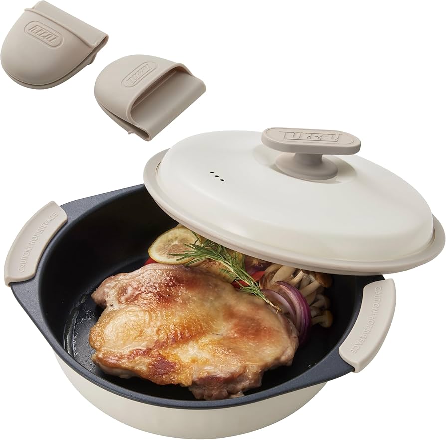 Amazon | 【Toffy/トフィー】 電子レンジ用 グリル鍋 K-MW4 レンジ調理