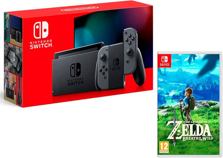 Nintendo Switch 32 GB Gri + the Legend Of Zelda: Breath of the