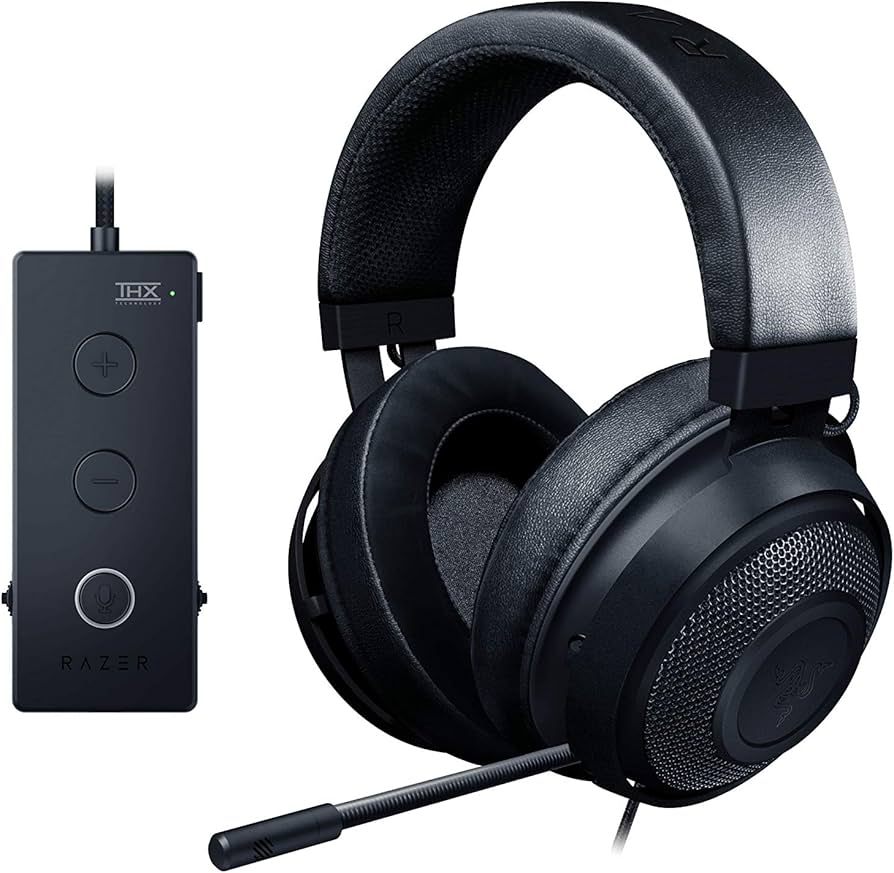 Amazon.co.jp: Razer Kraken Black ゲーミングヘッドセット + THX USB