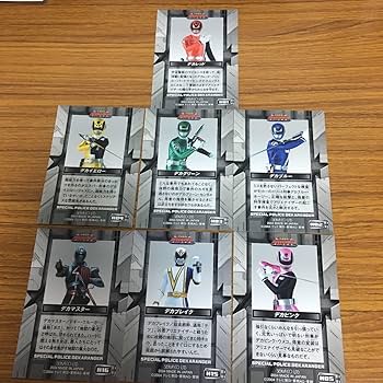 Amazon.co.jp: 由 10 特捜戦隊 デカレンジャー カード まとめ レア