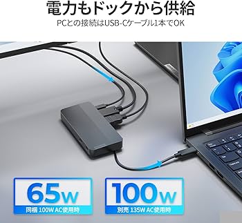 Amazon.co.jp: Lenovo Lenovo USB Type-C デュアルディスプレイ