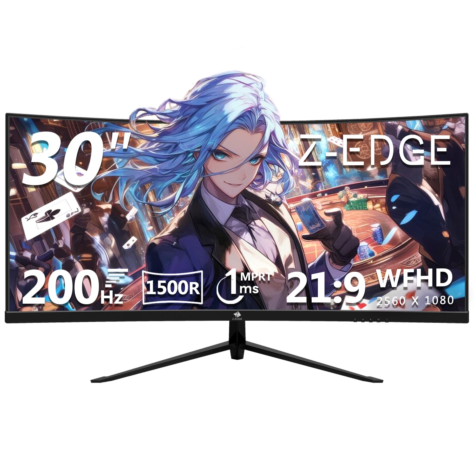 Amazon.co.jp: Z-EDGE UG30 Gaming Monitor 200Hz 30 Inch Ultra Wide