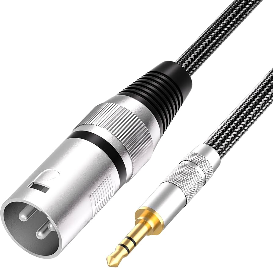Amazon.com: Tisino 3.5mm to XLR Cable Unbalanced Mini Jack 1/8