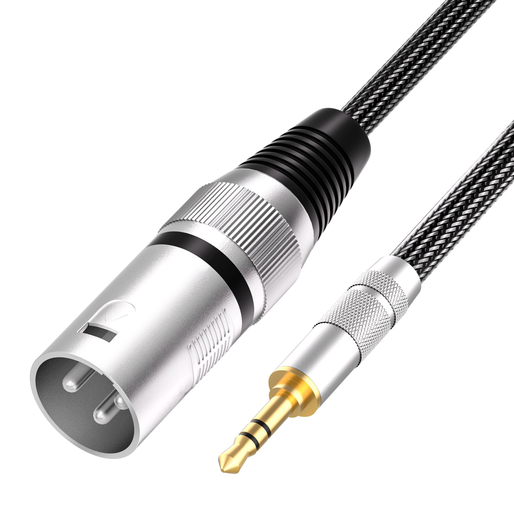 Amazon.com: Tisino 3.5mm to XLR Cable Unbalanced Mini Jack 1/8