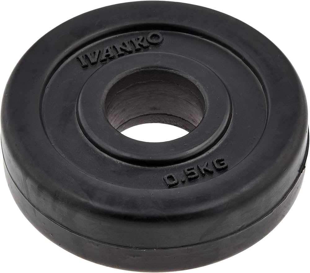 Amazon | IVANKO(イヴァンコ) ラバープレート 0.5kg ブラック ウェイト