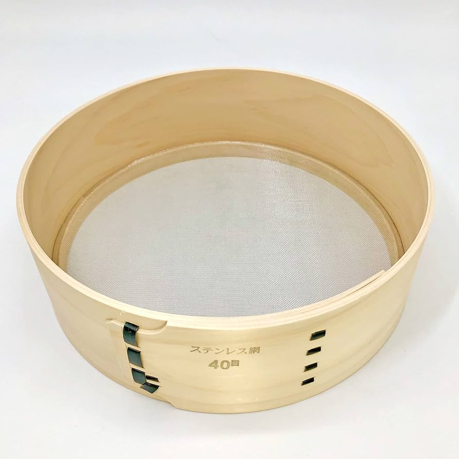 Amazon｜玉日本 そば打ち用粉ふるい 日本製 φ240mm ステン網 40目 （32